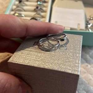 Black and white diamond bridal set